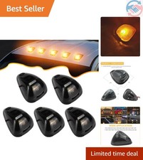 Car Roof Marker Lights 10 LED Smoked Amber Top Clearance Running Lights for F... picture