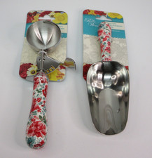 Pioneer Woman Trigger Ice Cream Scoop Multipurpose Scoop Gorgeous Garden Floral picture