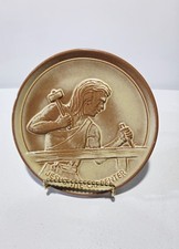 Frankoma 1972 Jesus The Carpenter Plate Youth For Christ Campus Life 1/10 7