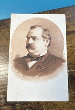 c1880's H603 Larkin Trade Non Sport President Grover America History Blank Back picture