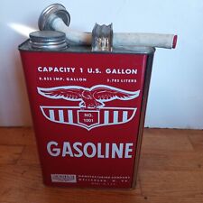 NEW VINTAGE EAGLE Gas Fuel  Oil Tin Metal eagle gas FUEL  can 1001 Spout picture