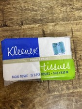 Vintage Kleenex Tissues Pocket Pack 15 2-PLY Tissues picture