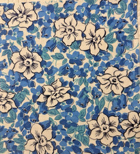 1930-1940s feedsack fabric piece 9x10