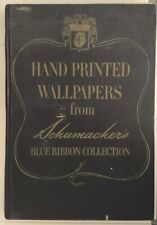 Schumacher Blue Ribbon Collection-Vintage Hand-Printed Wallpaper Sample Book1968 picture