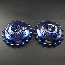 Two 1978 Imperial Glass Carnival Candle Holders Aurora Jewels IGCS Souvenir picture