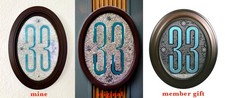 Disneyland Club 33 Replica Entry Sign Plaque 1968-2013 Custom Prop #5/33 picture