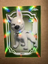 Bolt #133 2024 Topps Chrome Disney Green Refractor #/99 picture