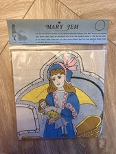 Mary Jem Genesee Valley Doll Collectors Club Pattern Fabric 17” Doll In Packing picture