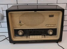 Vintage Grundig Majestic 1088 Radio Post WWII tube radio Bakelite Case picture