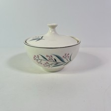 VINTAGE ALLIANCE CHINA REGAL PATTERN SUGAR BOWL WITH LID  picture
