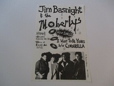 VINTAGE JIM BASNIGHT & MOBERLYS POSTER  RARE VINTAGE PROMO ROCK COLLECTION FOUND picture