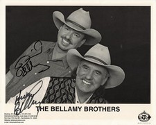The Bellamy Brothers Dual Signed Autograph 8x10 Photo Country Music Legends picture