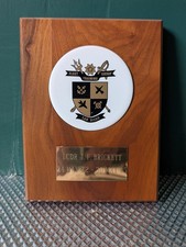 Military Plaque. Fleet Training Group San Diego. Vintage 1970's picture
