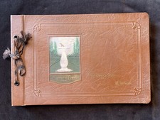 Vintage 1940s Memory Scrap School Book W.C. Horn Unused Hardcover picture