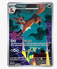 Thievul 092/084 Illustration Rare Pitch Black Pokemon New.  x2 picture