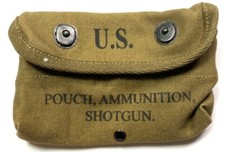 WWII US M1942 TRENCH SHOTGUN AMMO POUCH-OD#3 picture
