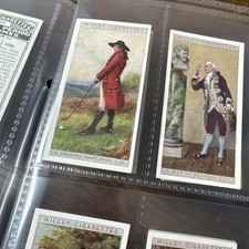  ENGLISH PERIOD COSTUMES 1929 Full Set of 50 Sleeved W/golf Card picture
