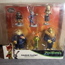 Disney Store ZOOTOPIA  Figurine Playset  6 Figures Different Package picture