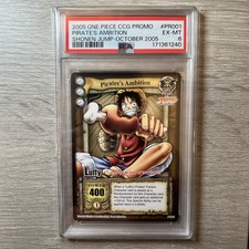 2005 One Piece CCG Pirate’s Ambition - Luffy Shonen Jump Promo Card PR001 PSA 6 picture