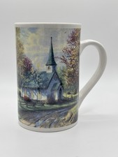Vtg Thomas Kincaid 2001 2008 & 2010 Tall Coffee Mugs Excellent Condition set (4) picture