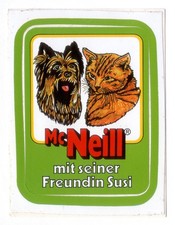 Mc Neill with his girlfriend Susi STICKER - DOG & CAT picture