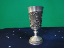 VTG 95%Sn Mini Pewter chalice by Poliart, Poland - Polish Royal Eagle / Anchor picture