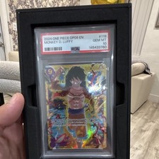 2024 One Piece OP09 EN Monkey D. Luffy #119 English PSA 10 Graded Card picture