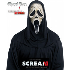 Aged Ghostface Scream VI Mask Fun World In Stock picture