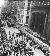 parade in honor of Wiley Post's round-the-world flight 1933 OLD PHOTO picture