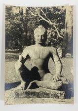Angkor-Wat Elephant Terrace The Leper King Cambodia Real Photo Postcard RPPC picture
