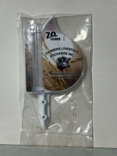 New Old Stock Farmers Livestock Exchange 70th Anniv. Rain Gauge In Sealed Bag picture