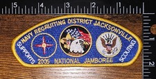 Navy Recruiting District Jacksonville 2005 National Jamboree JSP Patch picture