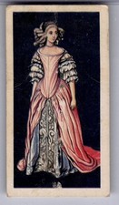 1967 Brooke Bond British Costume Tobacco Card #19 Lady's Formal Dress 1674 picture