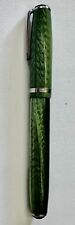 Vintage 1950s Green Esterbrook Fountain Pen 1551 FINE Nib and Sac Excellent picture