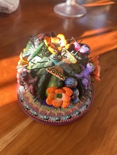 Mexican Folk Art  Cactus Sculpture Signed Elfego Vazquez Piedra  picture