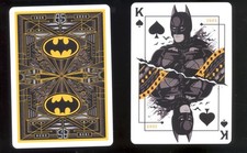 Batman 2005 Batman Begins 85th Anniversary Set of 2 Playing Trading Cards picture