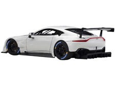 2018 Aston Martin Vantage GTE Le Mans PRO White with Carbon Accents 1/18 Model picture