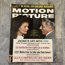 SEPT 1969 MOTION PICTURE movie magazine JACKIE ONASSIS - JUDY GARLAND picture