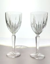 Two (2) Mikasa Icicles Crystal Wine Glasses. Vintage.  picture