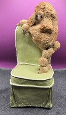 VTG 1997 Studio L'Image Apricot Poodle Figurine by Nancy Miller Pinke – Signed picture