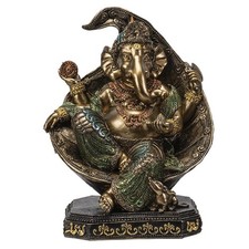 SEATED GANESHA - 8 INCH picture