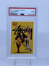 2011 Stussy x Marvel Comics Series 1 Wolverine #01 PSA 9 trading card rare picture