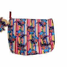 Taste Beauty Disney Lilo & Stitch Stitch Multicolor Striped Cosmetic Bag, M picture