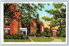 1934 Penn Yan New York Postcard Keuka College Building Field Finger Lakes Posted picture
