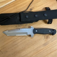 Rare Buck Knife Intrepid Tanto 189  with Original Black Sheath picture