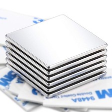 Strong Magnets, Neodymium Square Magnet with Adhesive Backing 6 Pack picture