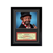 Red Skelton Reproduction Signed Cancelled Check  Framed Display picture