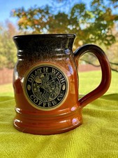 RARE 2015 Death Wish Coffee Headless Horseman Halloween Mug by Deneen Pottery picture