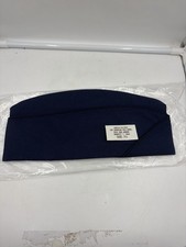 NWT USAF Air Force Blue Garrison Cap Airmen Poly/Wool Size 7 1/2 picture