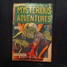 Mysterious Adventures #12 Pre Code Horror story comics 1953 golden age terror cv picture